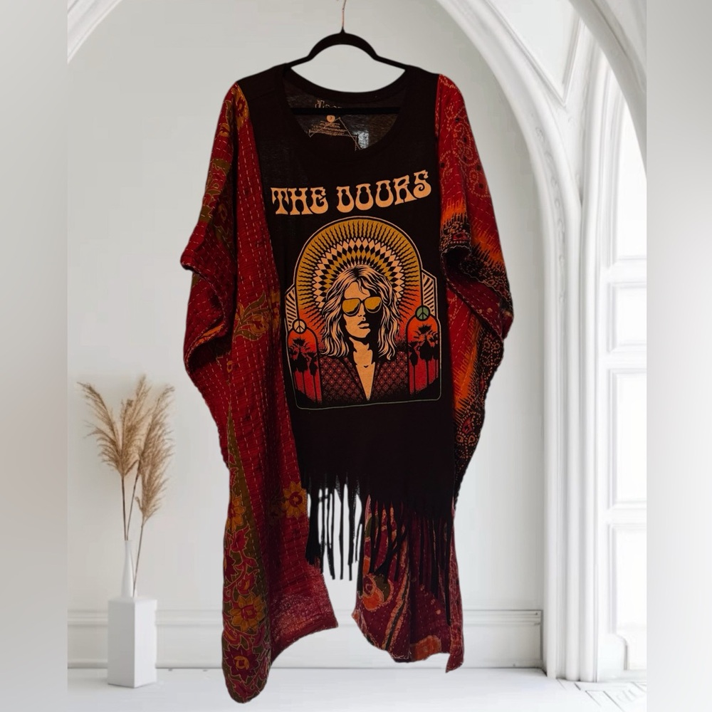 THE DOORS Kantha Layer Handmade Oversized Size Inclusive Granny D Originals - Picture 2 of 6